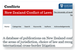 Conflictz - New Zealand Conflict of Laws