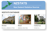 NZSTATS - New Zealand Statistics Sources